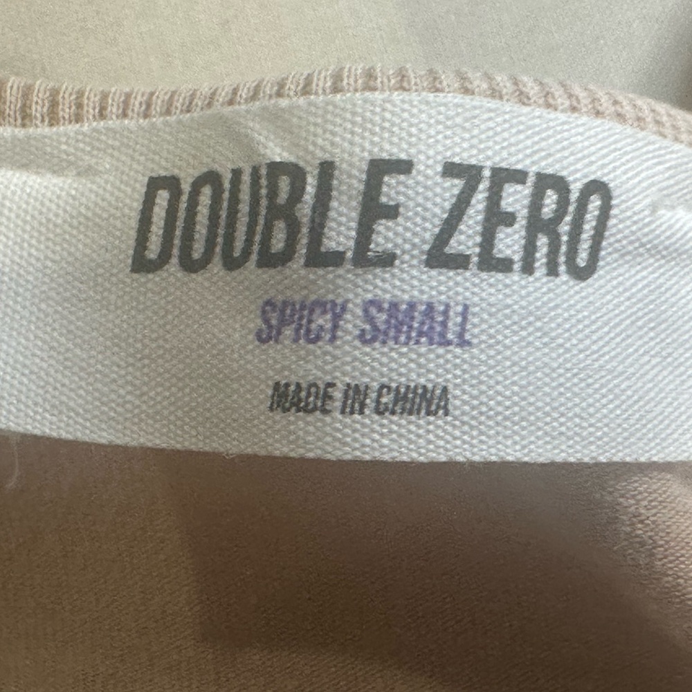 NWOT SIZE S/L Double Zero Tan Jumpsuit - Picture 6 of 15